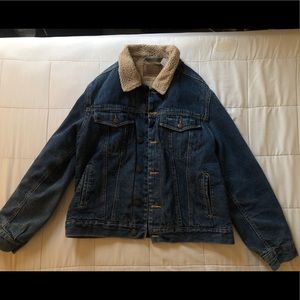 Schmidt workwear denim trucker jacket mens medium